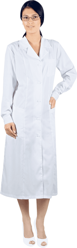 Халат БИОНИКА, белый  